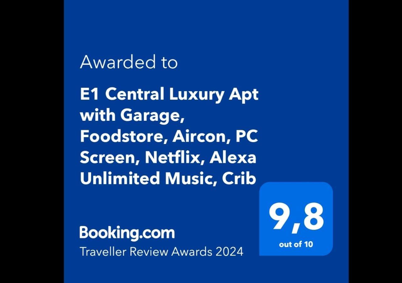 E1 Luxury Oldtown Apt - 2X Parking, Foodstore, Pcscreen, Netflix, Unlimited Music, Crib, Babychair, Fastwifi, Aircon Кошице Екстер'єр фото
